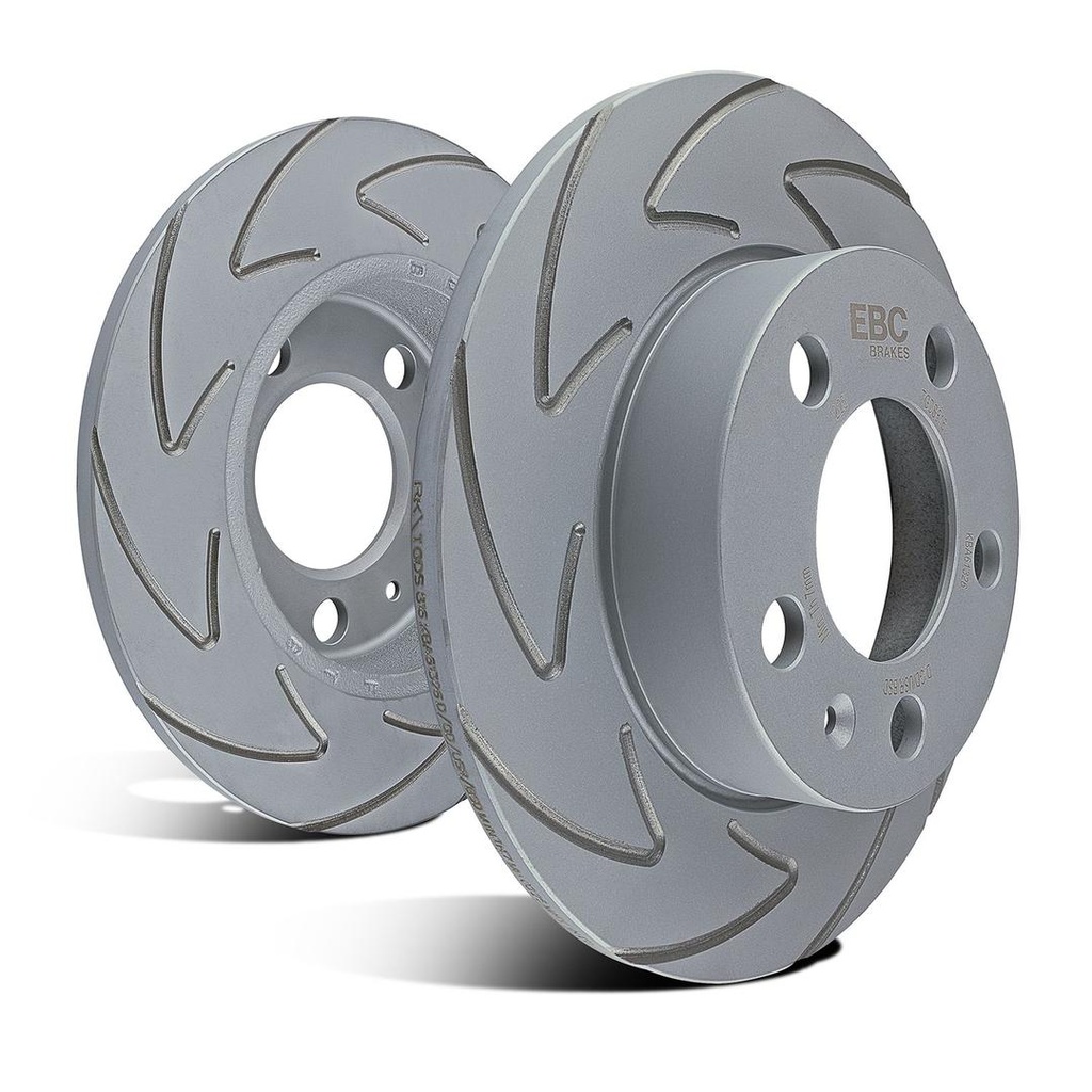 EBC BSD Slotted Brake Discs - Rear - AUDI Q2
