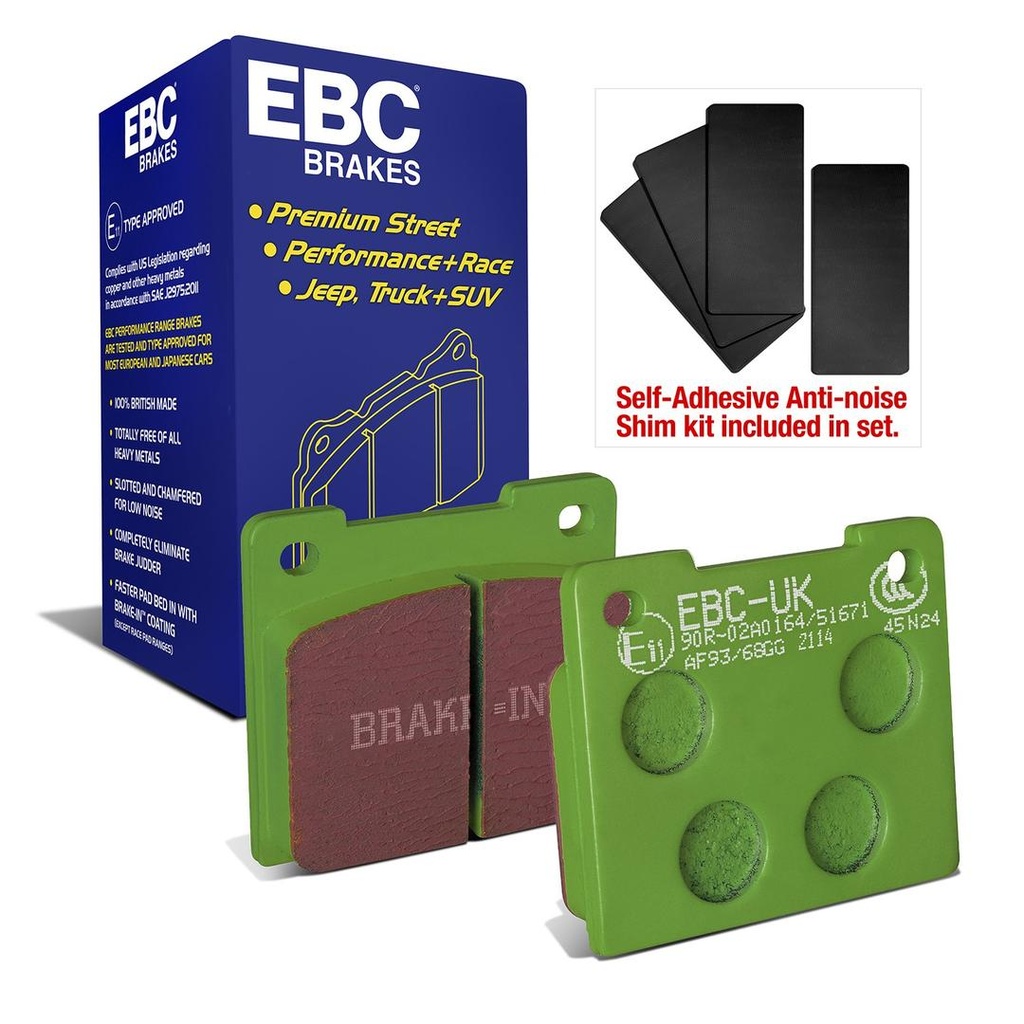EBC Greenstuff 2000 Brake Pads - Front - BOND Equipe