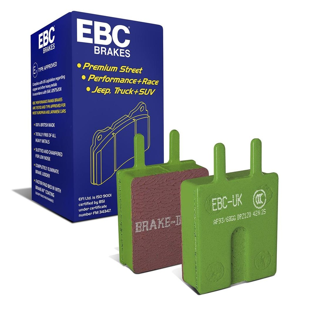 EBC Greenstuff 2000 Brake Pads - Front - ALFA ROMEO TZ1