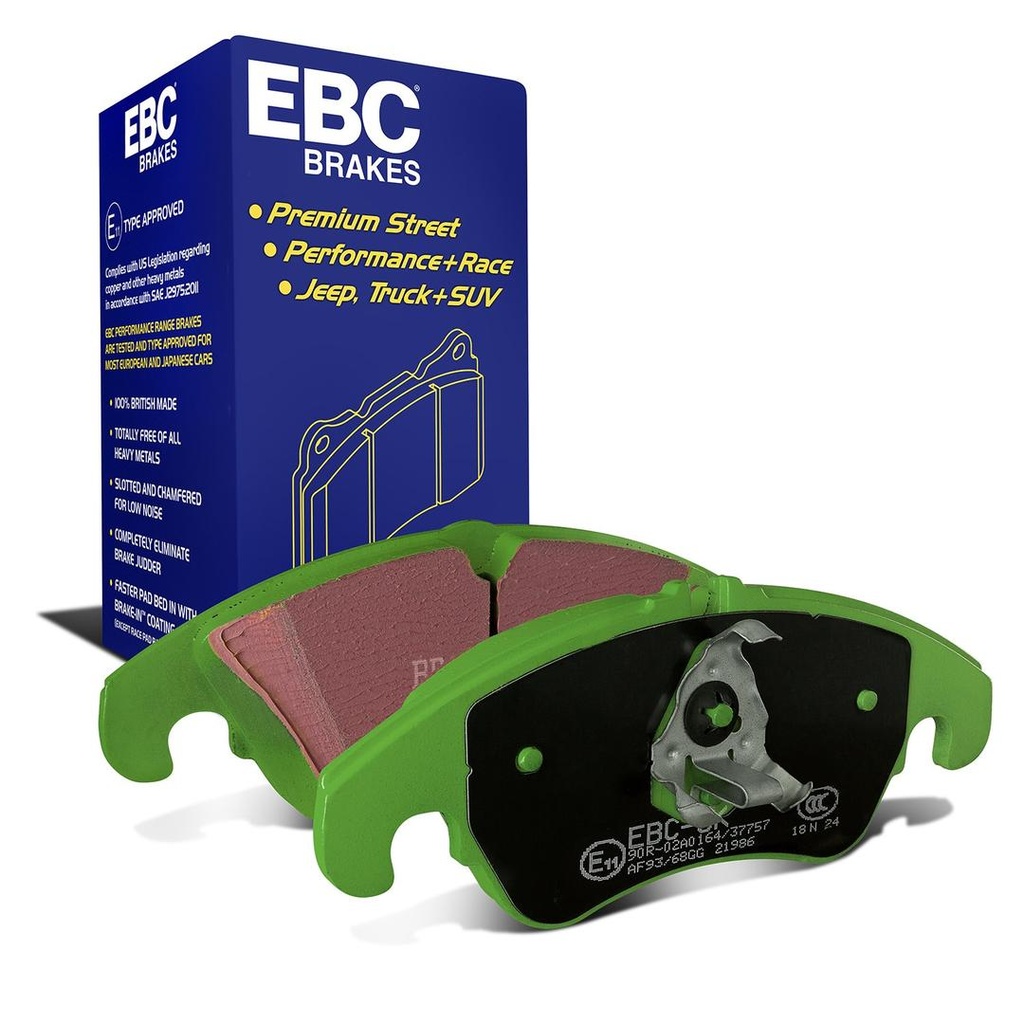 EBC Greenstuff 2000 Brake Pads - Front - AUDI A4 B8