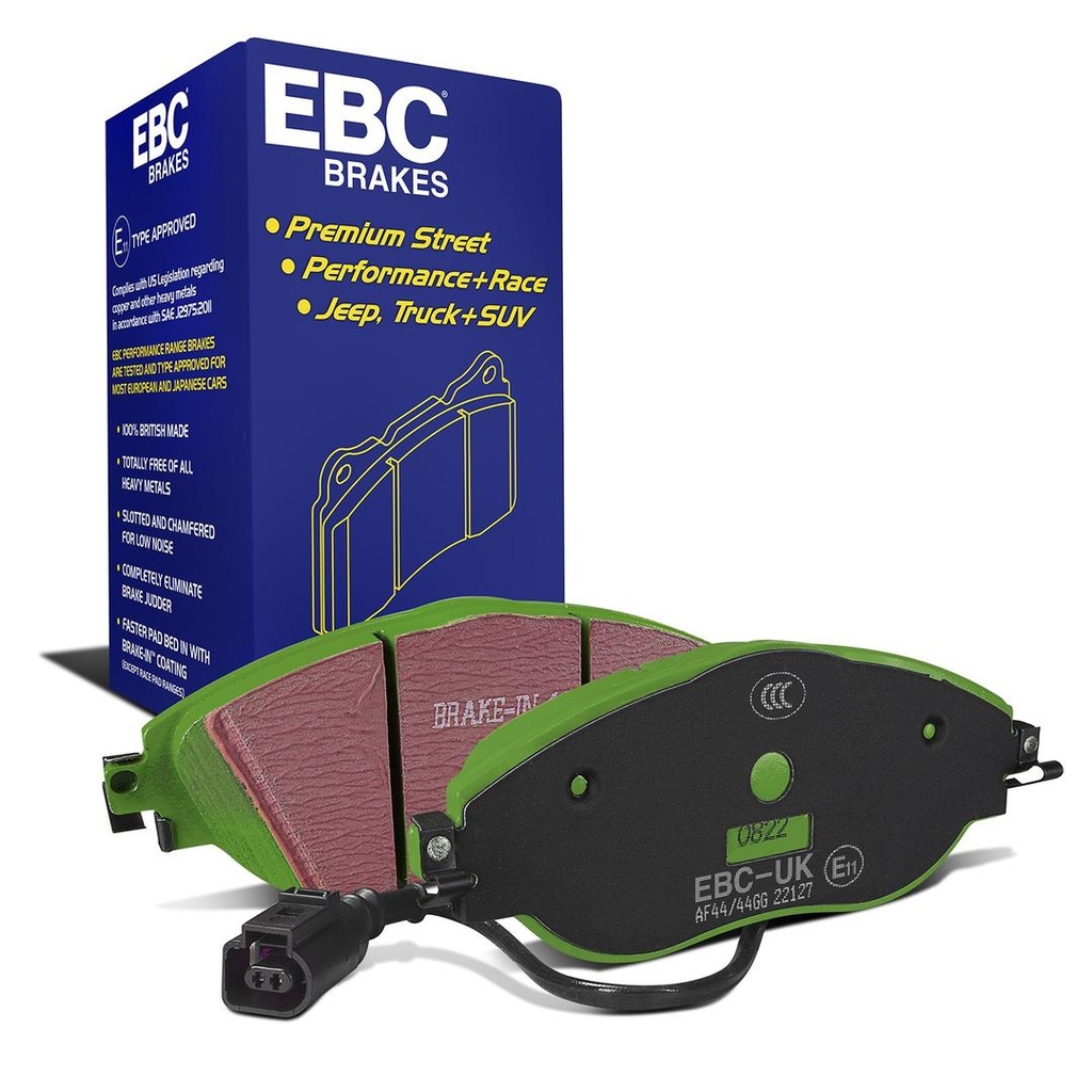 EBC Greenstuff 2000 Brake Pads - Front - AUDI A3 8Y
