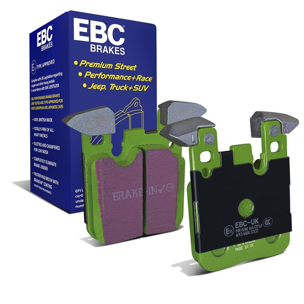 EBC Greenstuff 2000 Brake Pads - Rear - BMW 2 Series (F22) 228