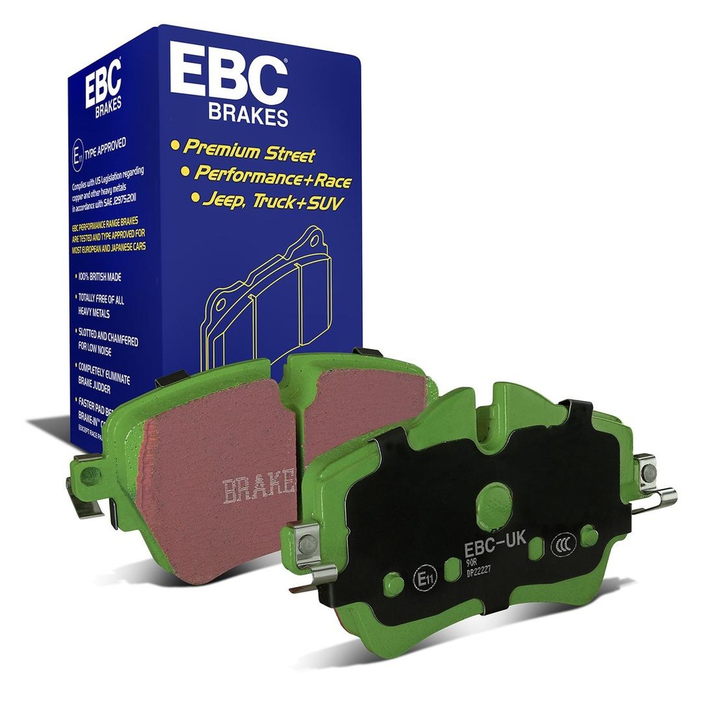 EBC Greenstuff 2000 Brake Pads - Front - BMW 2 Series (F45 Active Tourer) 216
