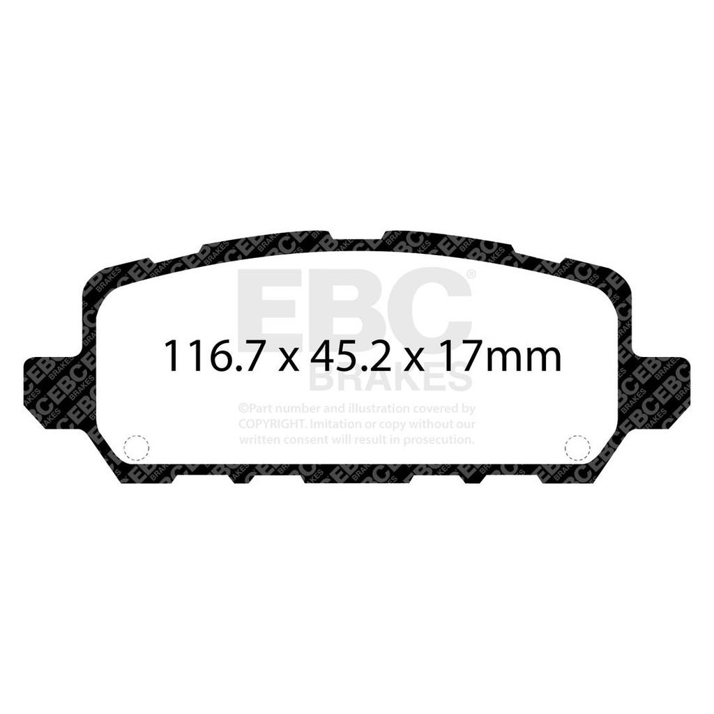 EBC Greenstuff 2000 Brake Pads - Rear