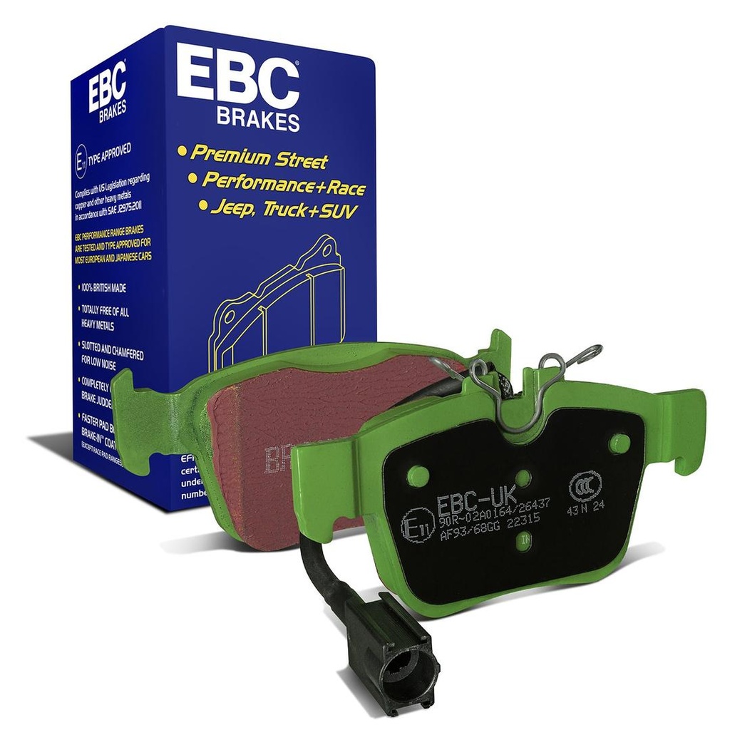 EBC Greenstuff 2000 Brake Pads - Rear - ALFA ROMEO Giulia (952)