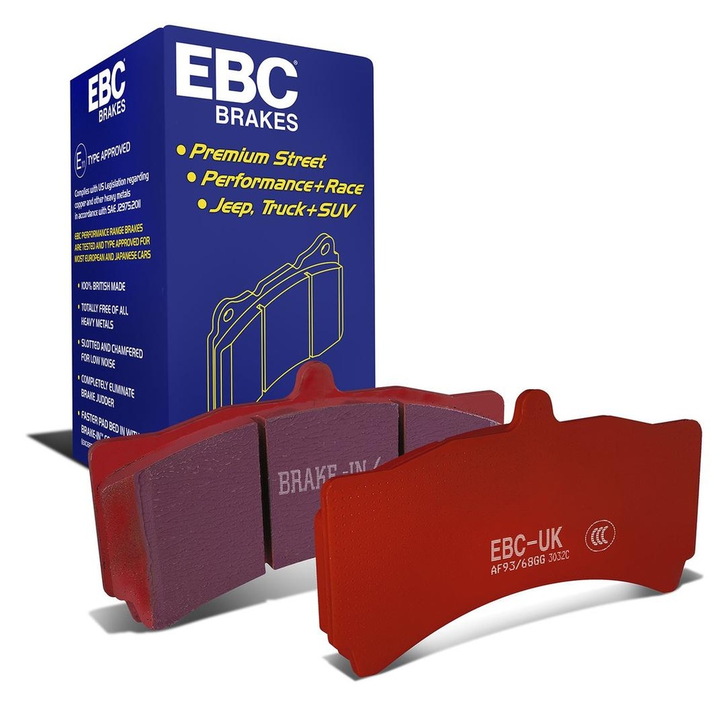 EBC Redstuff LOW DUST Brake Pads