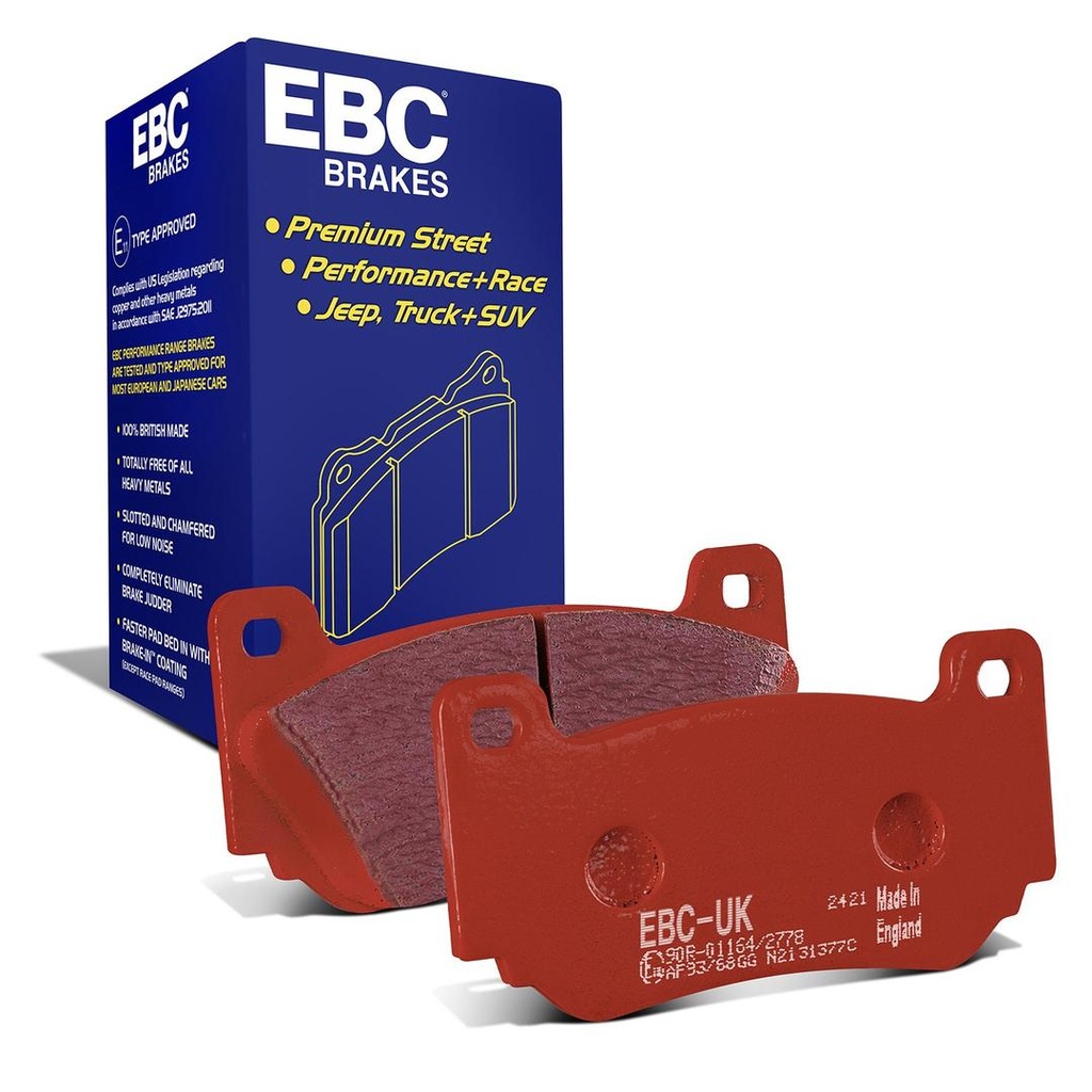 EBC Redstuff LOW DUST Brake Pads