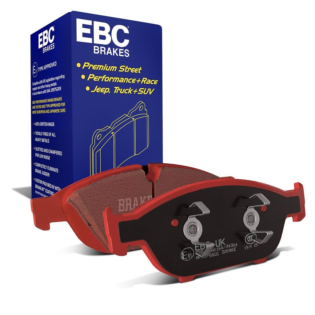 EBC Redstuff Brake Pads - Front - AUDI A6 allroad quattro C7