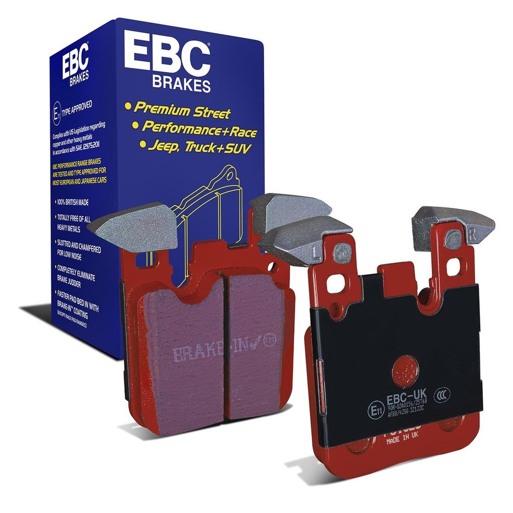 EBC Redstuff Brake Pads - Rear - BMW 1 Series (F20) M135