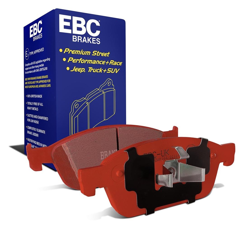 EBC Redstuff Brake Pads - Front - FORD Focus Mk3 ST