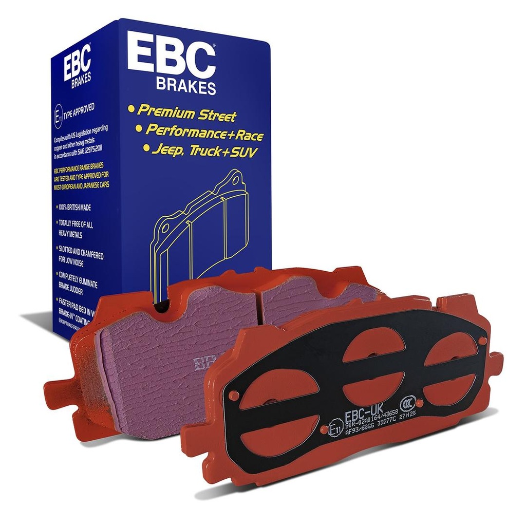 EBC Redstuff LOW DUST Brake Pads