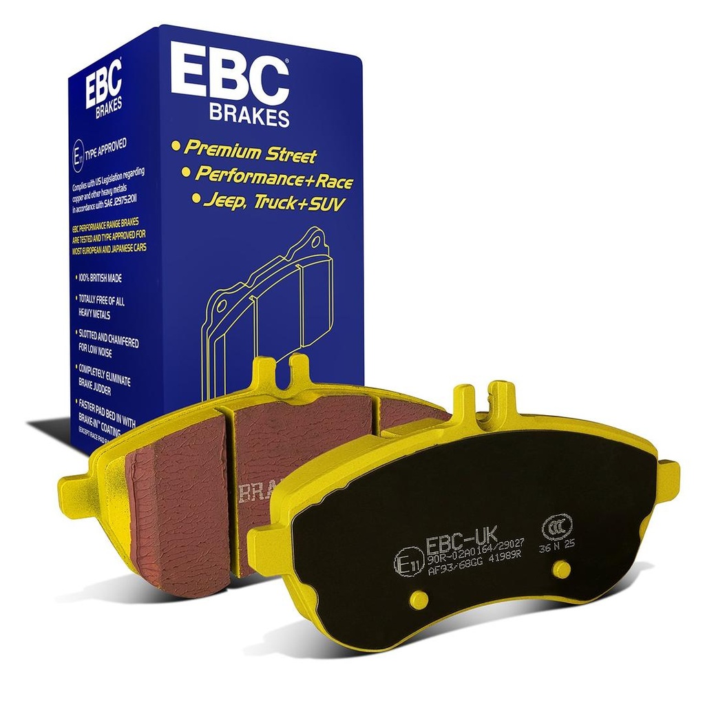 EBC Yellowstuff Brake Pads - Front - MERCEDES-BENZ C Class (S204) C180