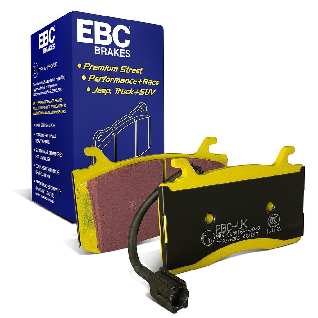 EBC Yellowstuff Brake Pads - Front - ALFA ROMEO Giulia (952) Q4