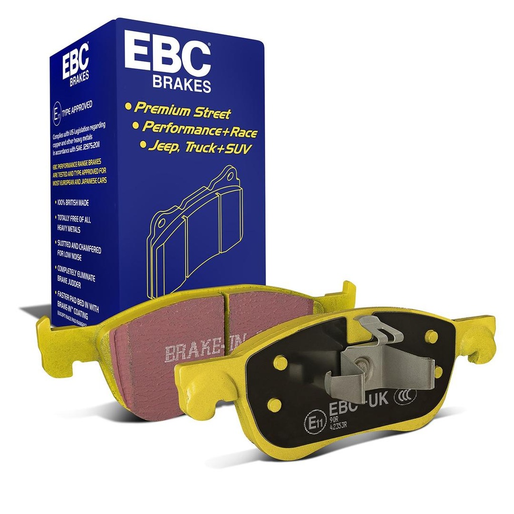 EBC Yellowstuff Brake Pads - Front - FORD Fiesta Mk8