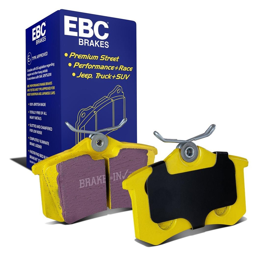 EBC Yellowstuff Brake Pads - Rear - AUDI A1 8X
