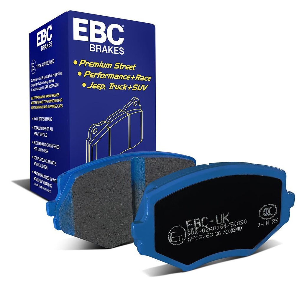 EBC Bluestuff NDX Brake Pads - Front - MAZDA MX5 Mk1 NA