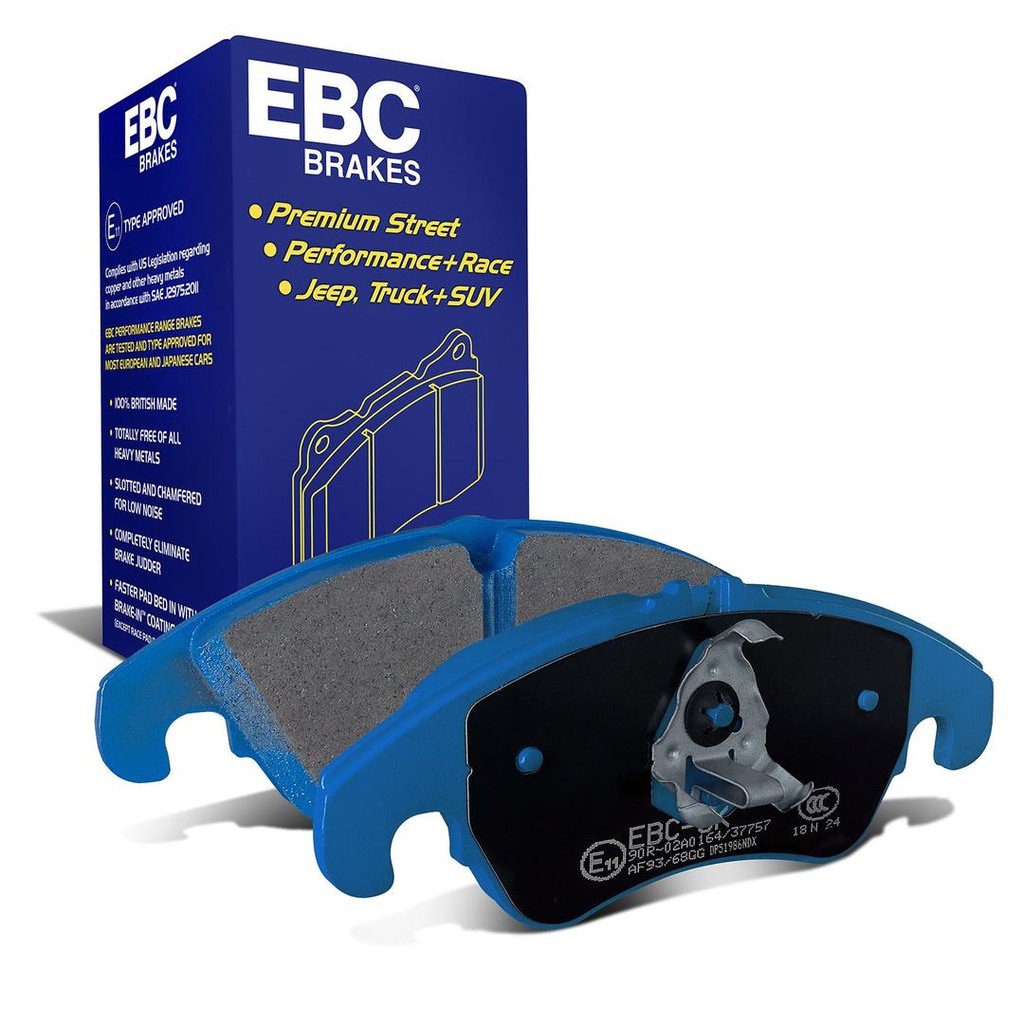 EBC Brakes Bluestuff NDX Trackday and Race Brake Pads - AUDI A4 B8