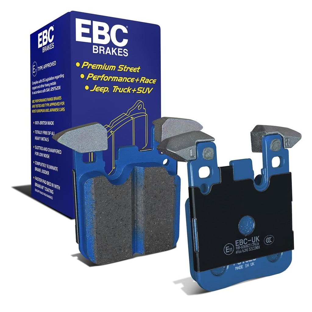 EBC Bluestuff NDX Brake Pads - Rear - BMW 1 Series (F20) 114