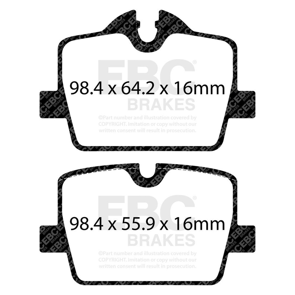 EBC RP-1 Brake Pads - Rear