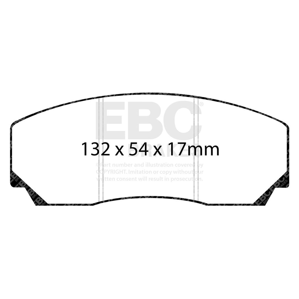 EBC Orangestuff Brake Pads - Front