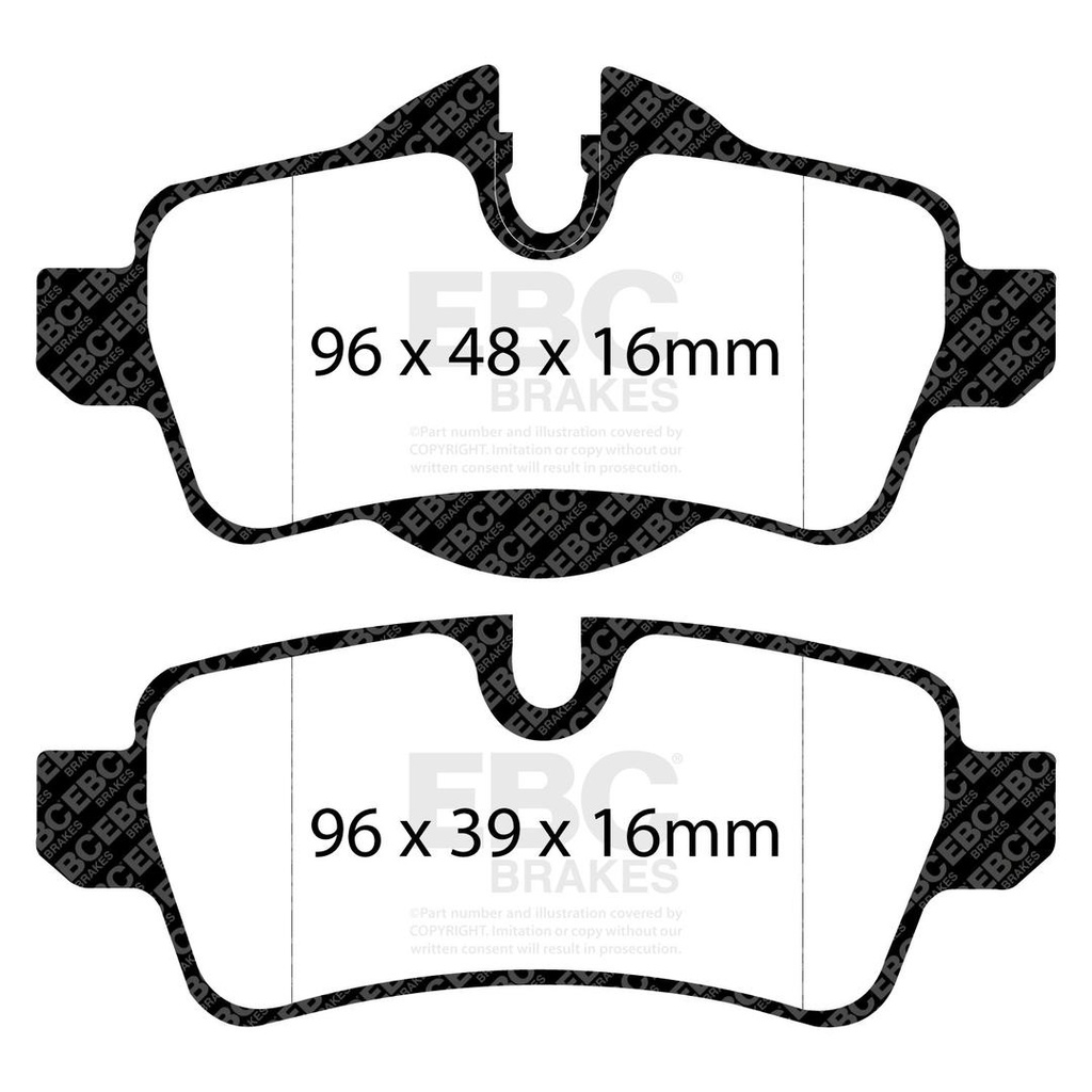 EBC Orangestuff Brake Pads - Rear