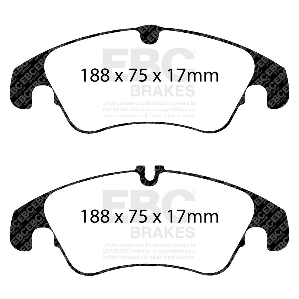 EBC Orangestuff Brake Pads - Front