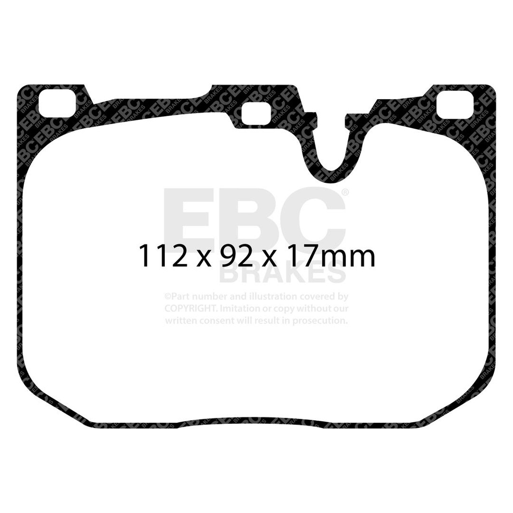 EBC Orangestuff Brake Pads - Front