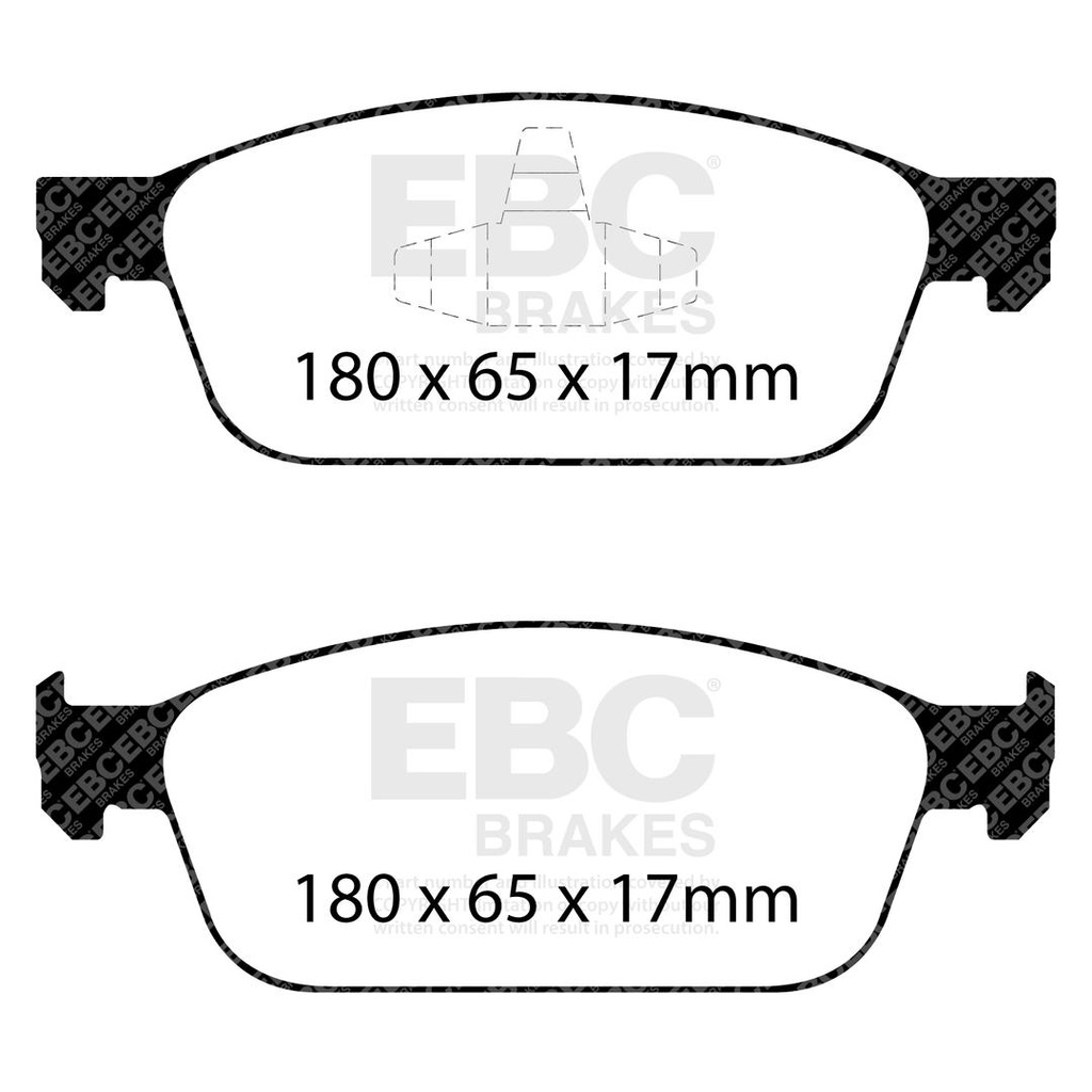 EBC Orangestuff Brake Pads - Front