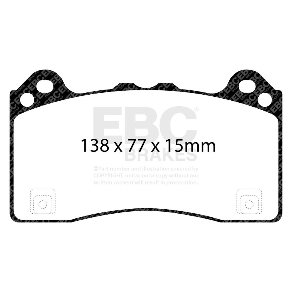EBC Orangestuff Brake Pads - Front