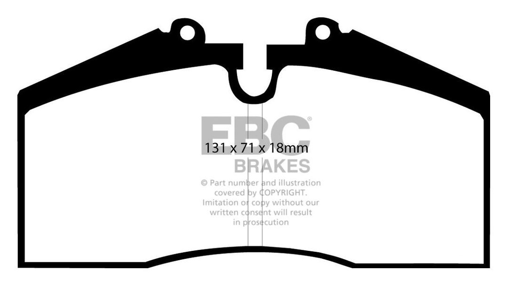 EBC Orangestuff Brake Pads - Front