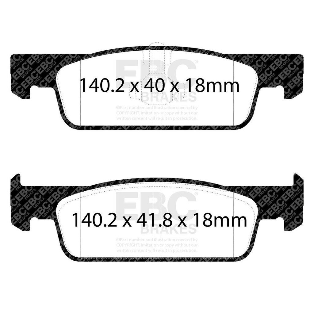 EBC Ultimax OEM Replacement Brake Pads