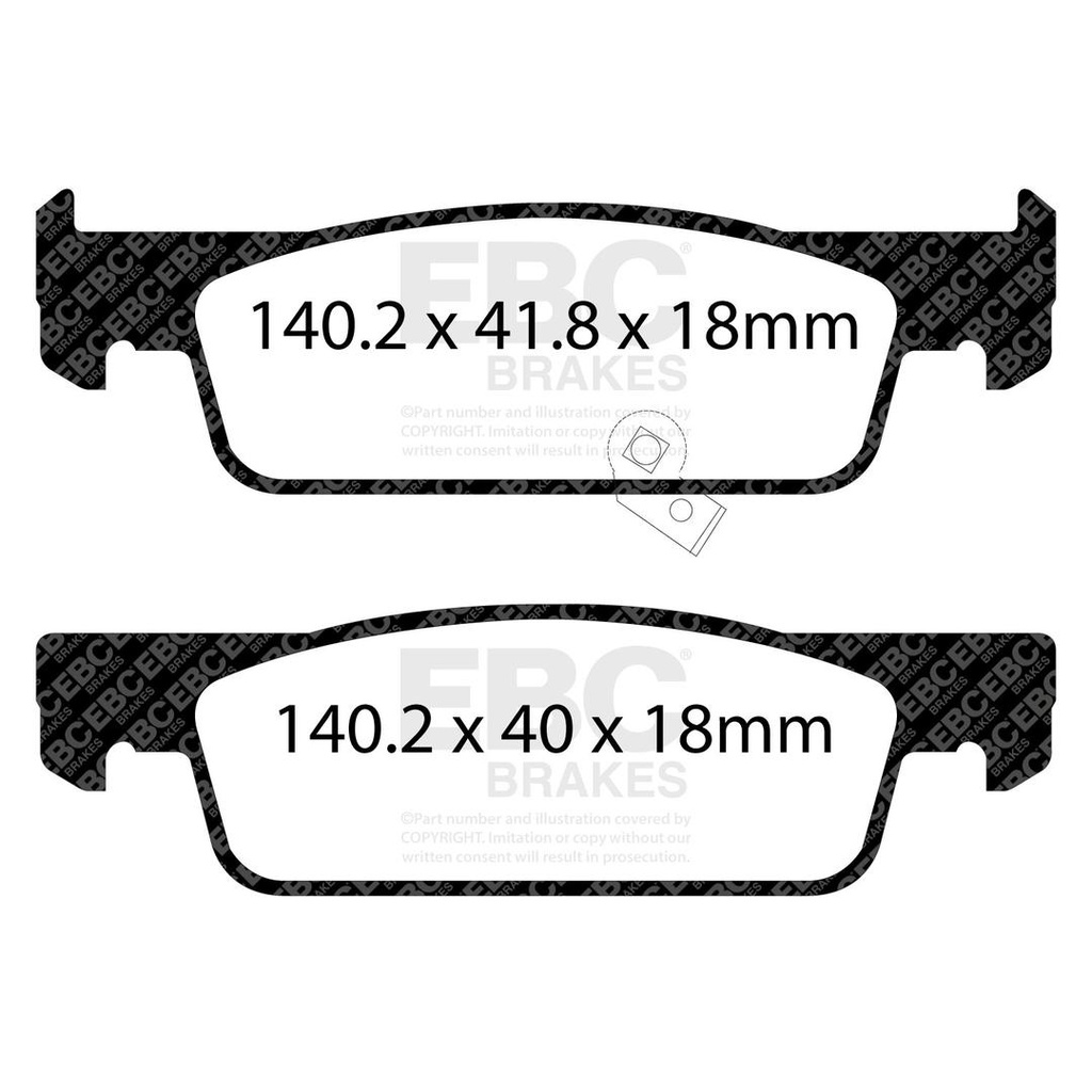 EBC Ultimax OEM Replacement Brake Pads