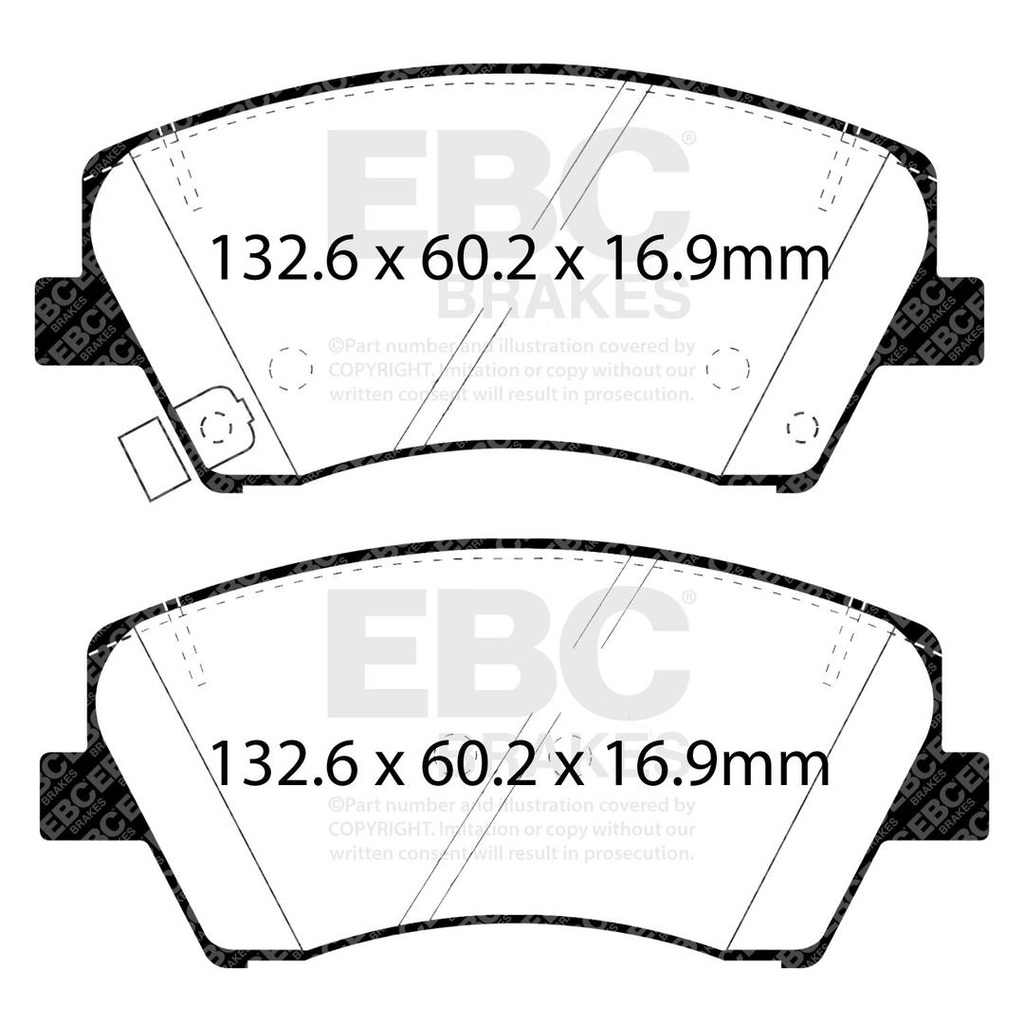 EBC Ultimax OEM Replacement Brake Pads