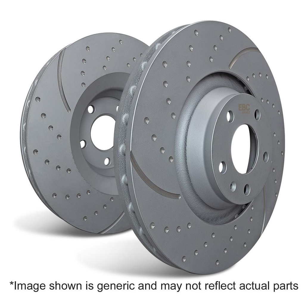 EBC 3GD Series Dimpled and Slotted Sport Discs