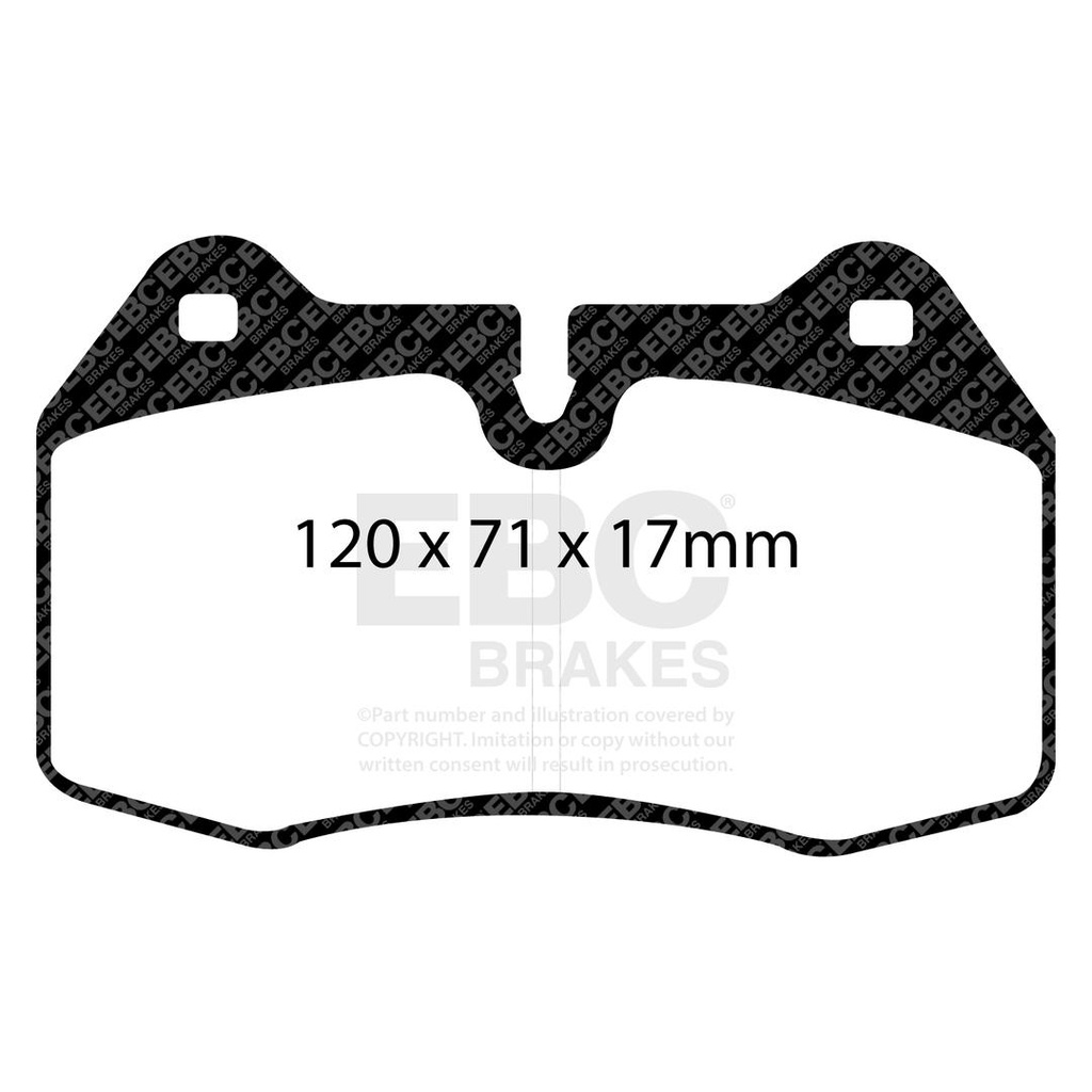 EBC Brake Pad Line Kit with Yellowstuff Performance Pads