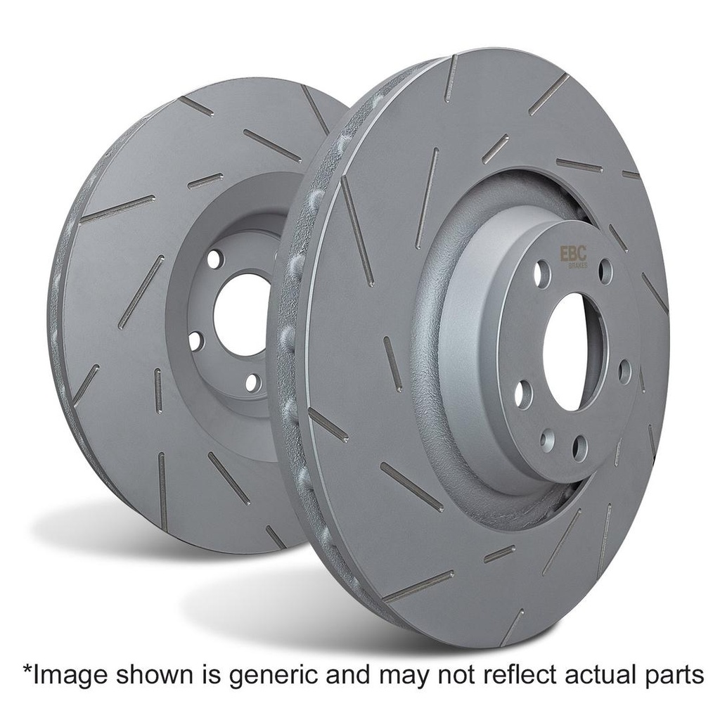 EBC USR Series Fine Slotted Brake Discs PAIR