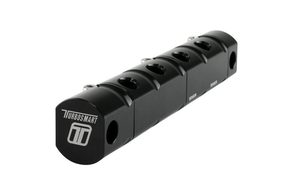 [TS-0704-1301] Turbosmart Modular Combo Block (4 Port & 2 Channel) 1/8NPT