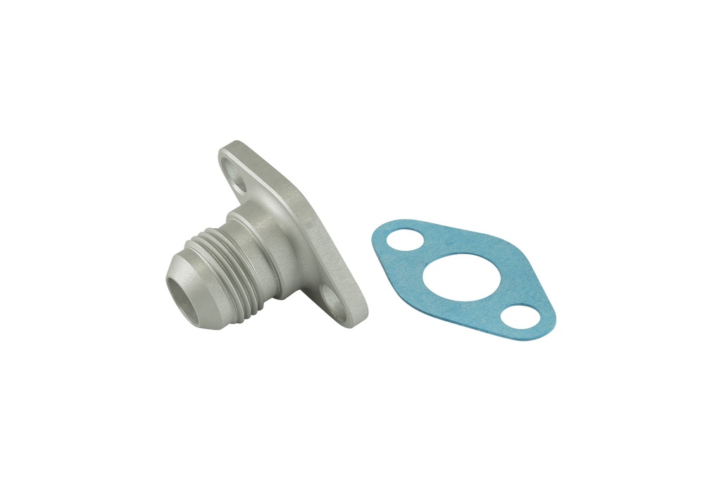 [TS-199-3005] Turbosmart 38.1mm 10AN Oil Drain Silver