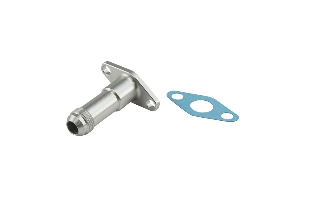 [TS-199-3011] Turbosmart 50.8mm 10AN 75mm Extended Oil Drain Silver
