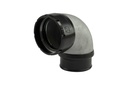 Turbosmart LockSleeve Turbo Adapter Compressor Outlet 2.50" to 90 Elbow Hose Barb 2.50"