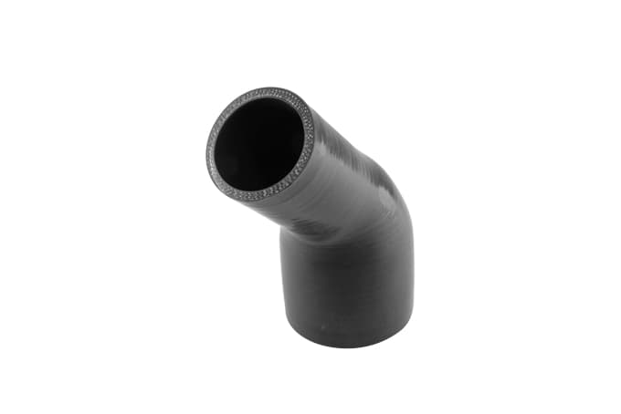 [TS-HRE42030-BK] Turbosmart Silicon Hose 45 Reducer Elbow 2.00"-3.00" Black