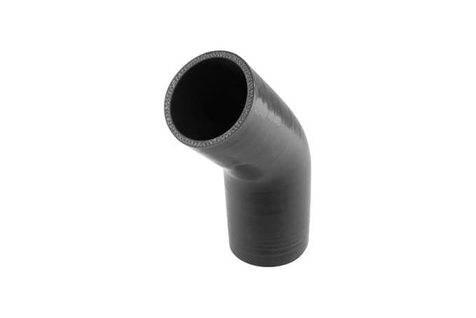 [TS-HRE4250275-BK] Turbosmart Silicon Hose 45 Reducer Elbow 2.50"-2.75" Black