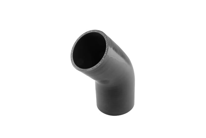 [TS-HRE4275300-BK] Turbosmart Silicon Hose 45 Reducer Elbow 2.75"-3.00" Black