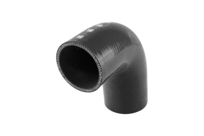 [TS-HRE9250275-BK] Turbosmart Silicon Hose 90 Reducer Elbow 2.50"-2.75" Black