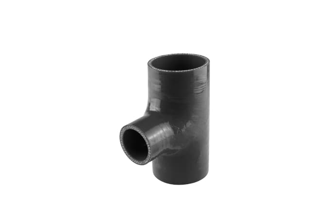 [TS-HT250150-BK] Turbosmart Silicon Hose Hose Tee 2.50" ID1.50"spout
