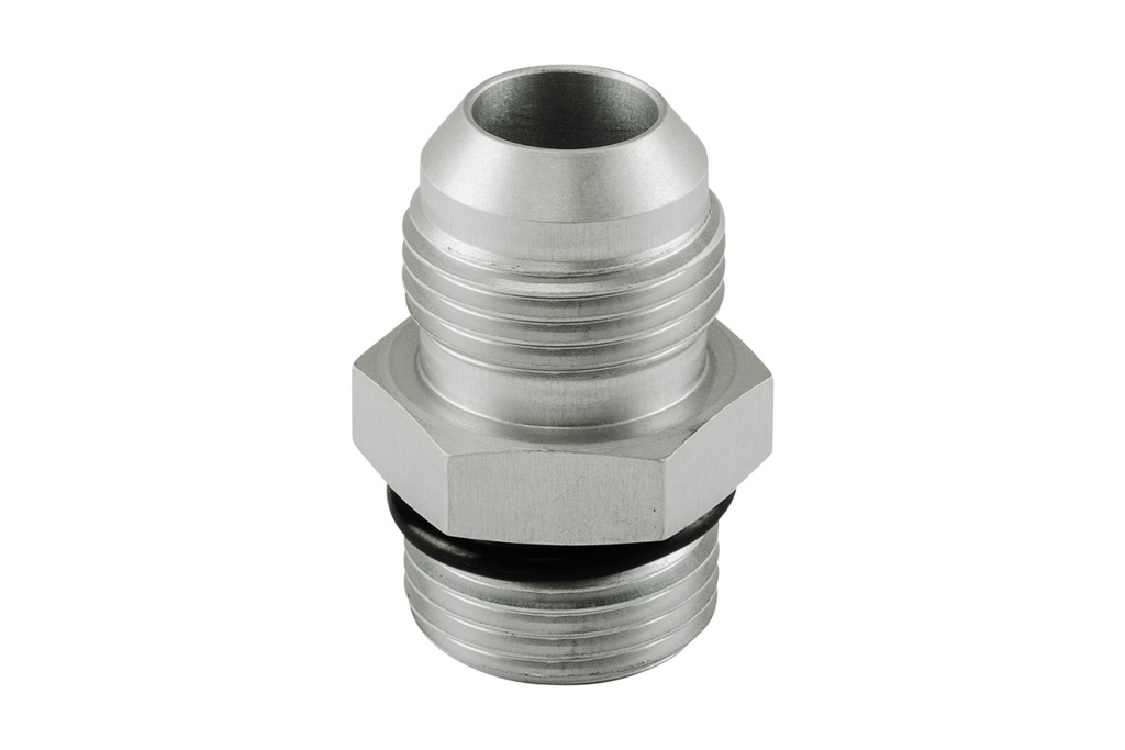 [TS-JO-1010-CL] Turbosmart Fitting -10 AN Flare to -10 AN ORB Male Straight - Silver