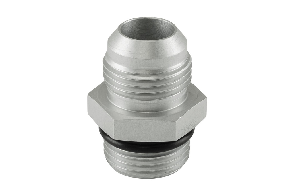 [TS-JO-1212-CL] Turbosmart Fitting -12 AN Flare to -12 AN ORB Male Straight - Silver