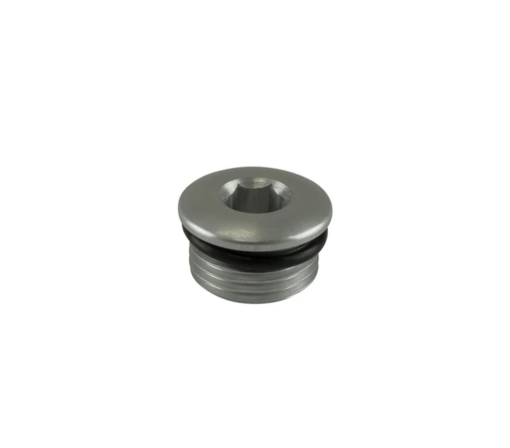 Turbosmart Fitting -4 AN ORB Blank - Black