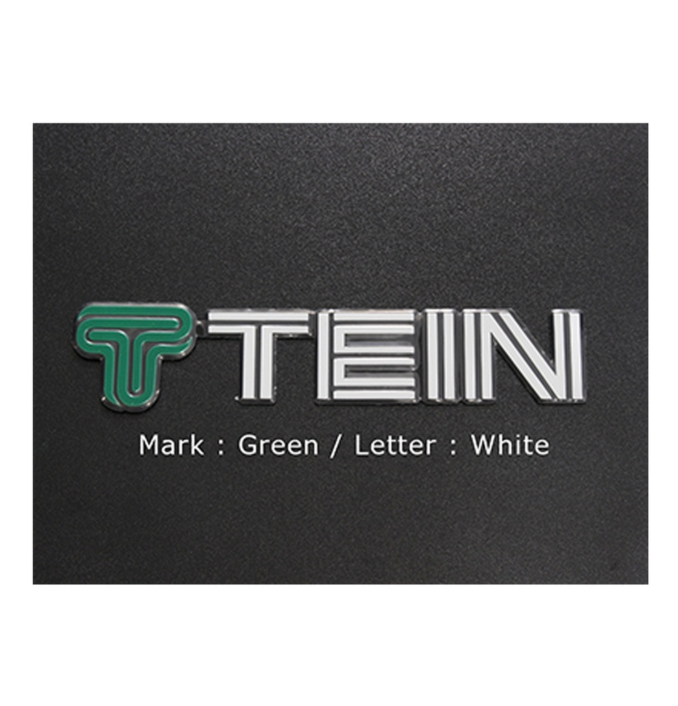 [TN001-012-WP] Tein TEIN ALUMINUM STICKER WHITE