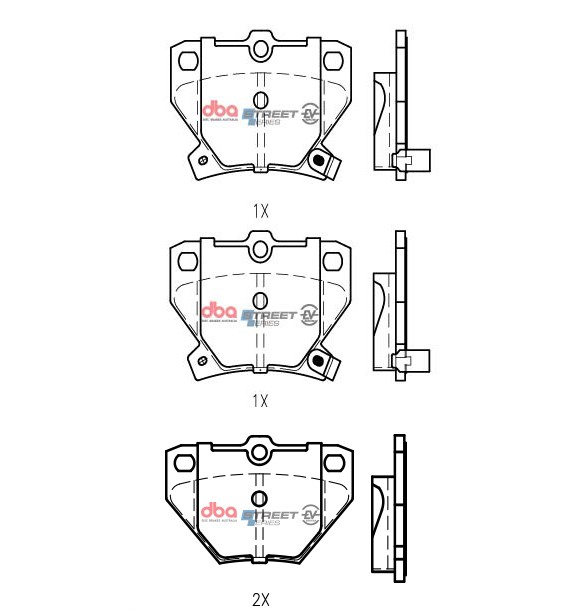 DBA Toyota Prius Hybrid 1997 - 2009 R